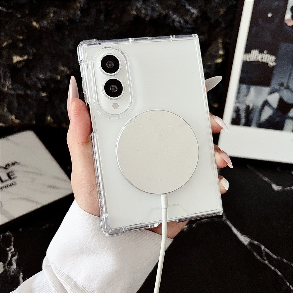 Samsung Galaxy Z Fold8 EIDERWOOD Hårdt Plastik Bagsidecover - MagSafe Kompatibel - Gennemsigtig