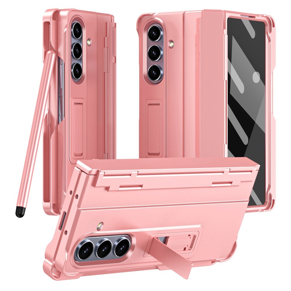 Samsung Galaxy Z Fold8 Ultra EIDERWOOD Robust Cover m. Ståfunktion & Skærmbeskyttelse - Lyserød