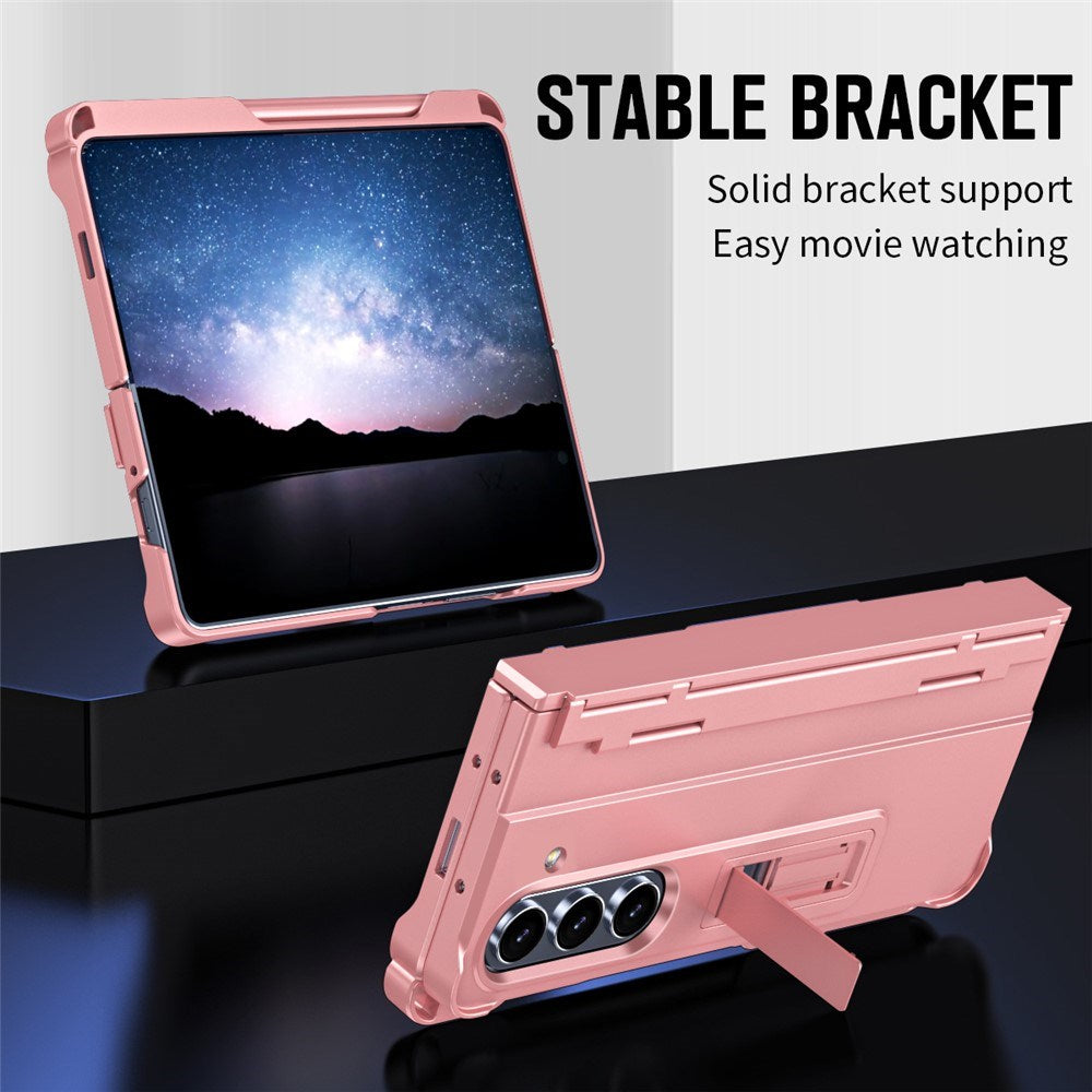 Samsung Galaxy Z Fold8 Ultra EIDERWOOD Robust Cover m. Ståfunktion & Skærmbeskyttelse - Lyserød