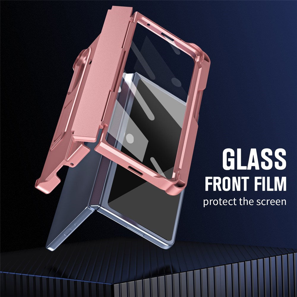 Samsung Galaxy Z Fold8 Ultra EIDERWOOD Robust Cover m. Ståfunktion & Skærmbeskyttelse - Lyserød