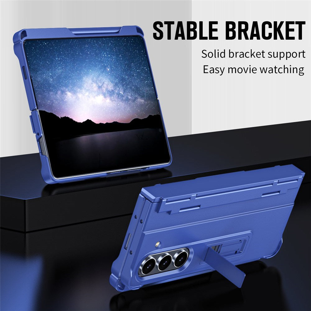 Samsung Galaxy Z Fold8 Ultra EIDERWOOD Robust Cover m. Ståfunktion & Skærmbeskyttelse - Blå