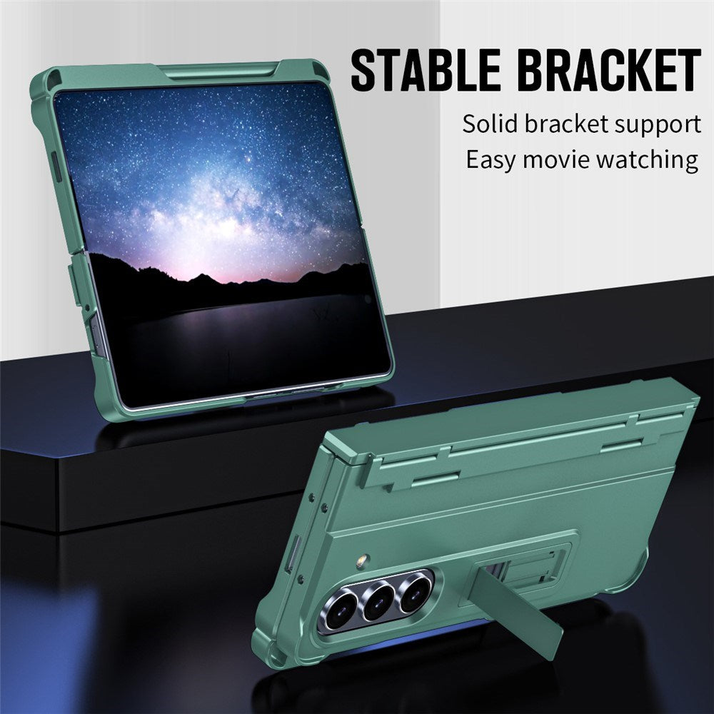 Samsung Galaxy Z Fold8 Ultra EIDERWOOD Robust Cover m. Ståfunktion & Skærmbeskyttelse - Grøn