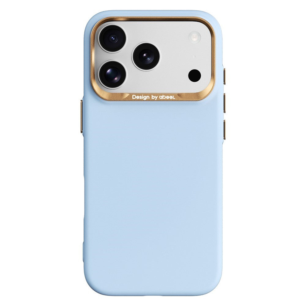 iPhone 18 Pro / 17 Pro ABEEL Hårdt Soft-Touch Plast Cover - MagSafe Kompatibel - Lyseblå
