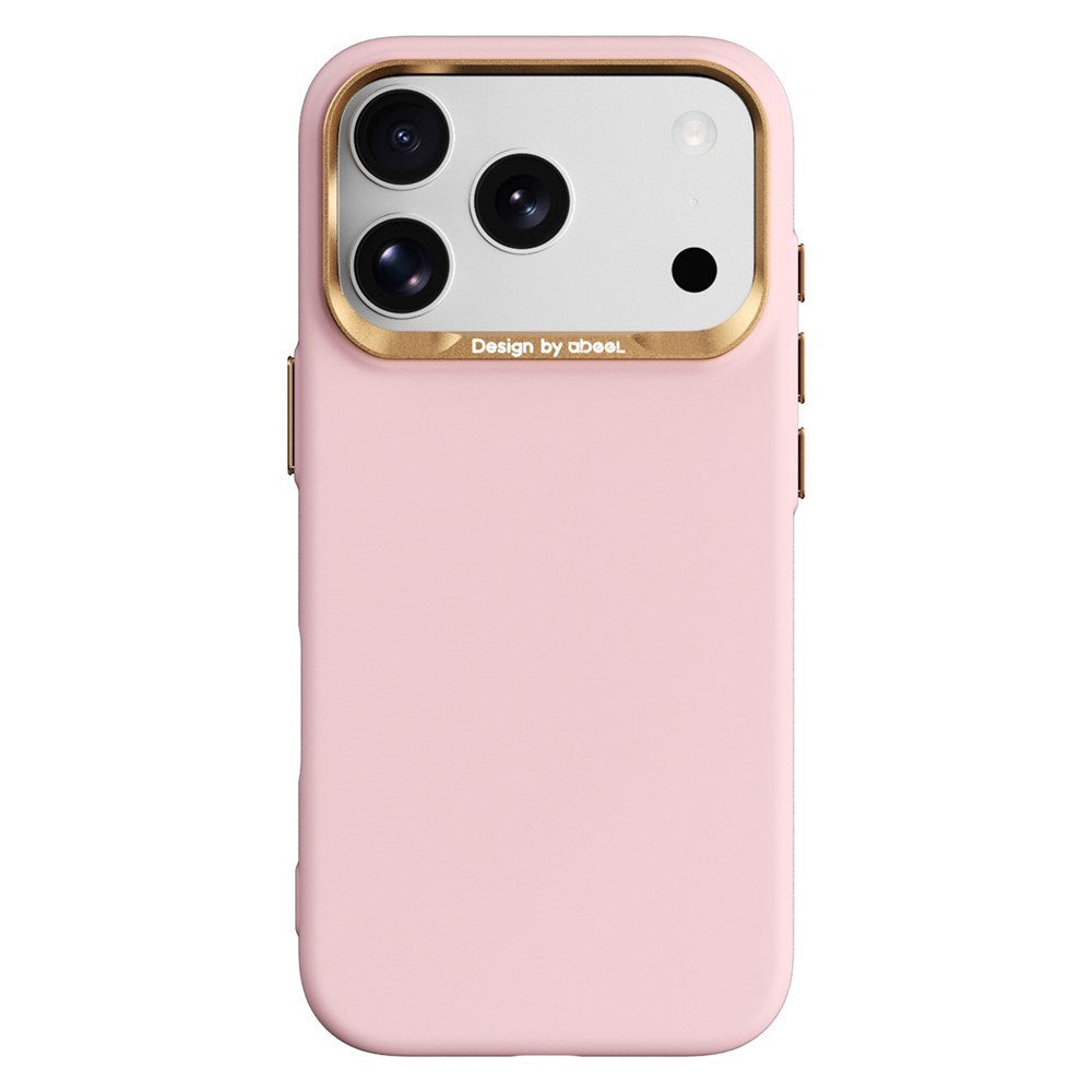 iPhone 18 Pro / 17 Pro ABEEL Hårdt Soft-Touch Plast Cover - MagSafe Kompatibel - Lyserød