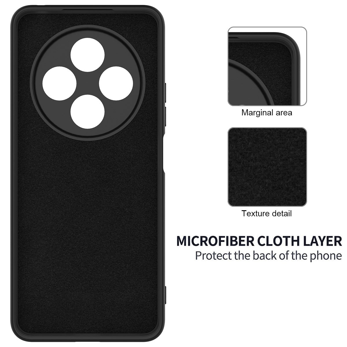 Xiaomi Redmi 17C (4G) EIDERWOOD Silikone Cover m. Strop - Sort