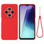 Xiaomi Redmi 17C (4G) EIDERWOOD Silikone Cover m. Strop - Rød
