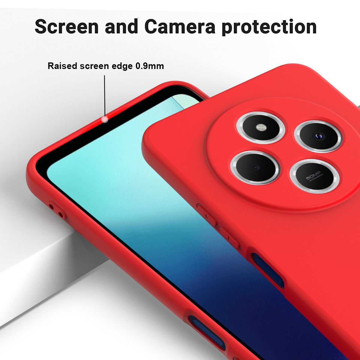 Xiaomi Redmi 17C (4G) EIDERWOOD Silikone Cover m. Strop - Rød