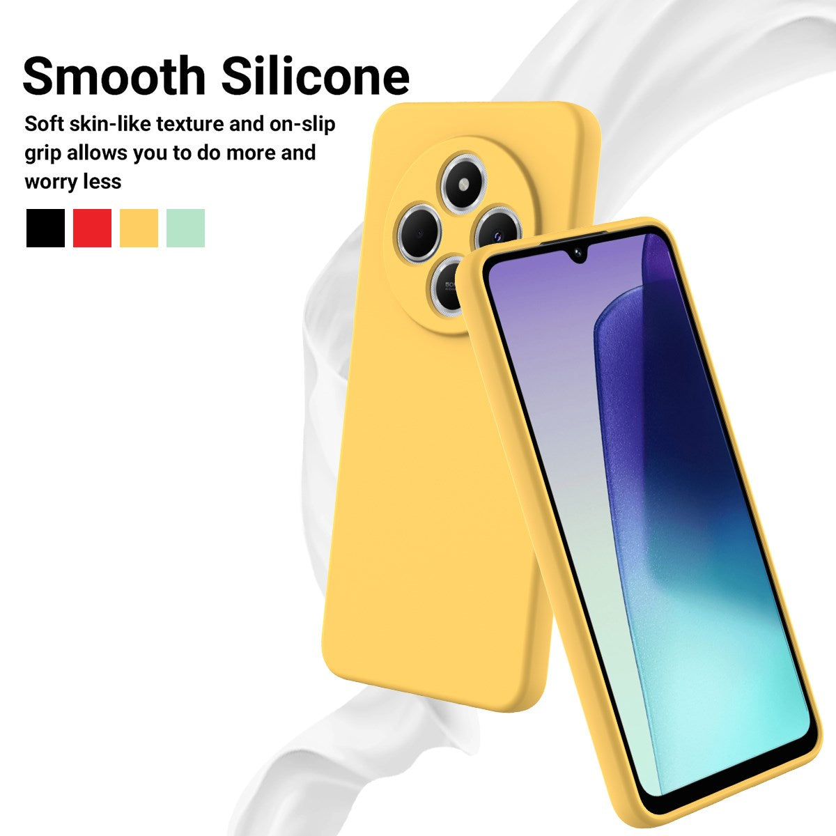 Xiaomi Redmi 17C (4G) EIDERWOOD Silikone Cover m. Strop - Gul