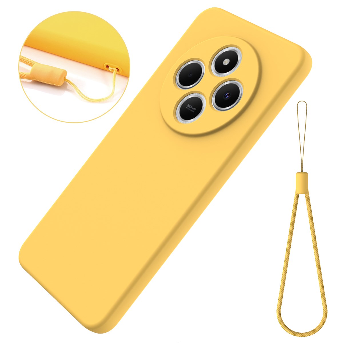 Xiaomi Redmi 17C (4G) EIDERWOOD Silikone Cover m. Strop - Gul