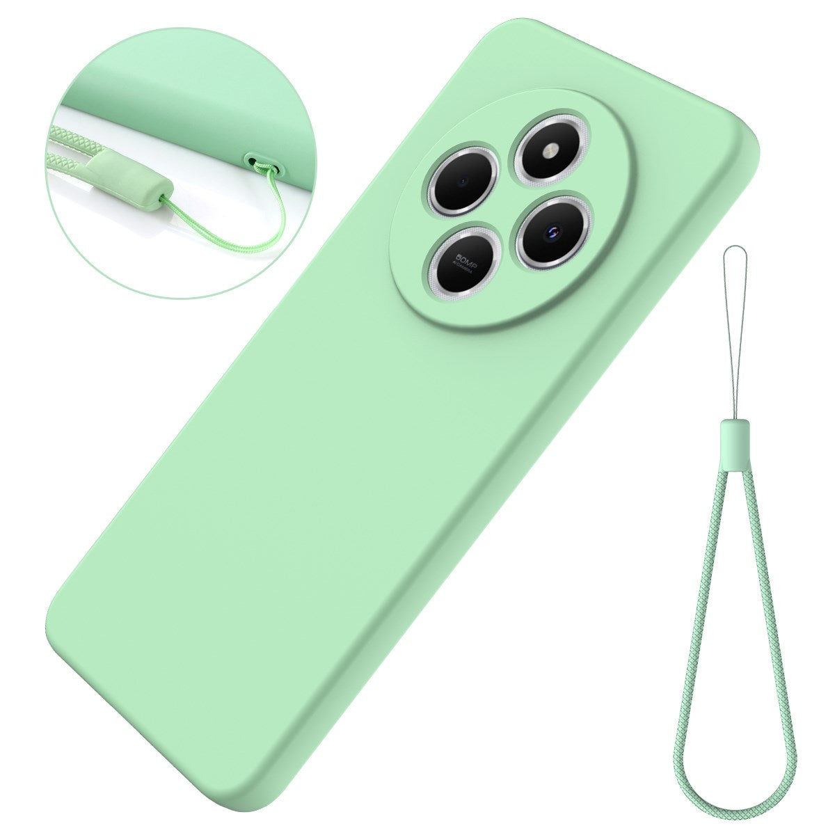Xiaomi Redmi 17C (4G) EIDERWOOD Silikone Cover m. Strop - Grøn