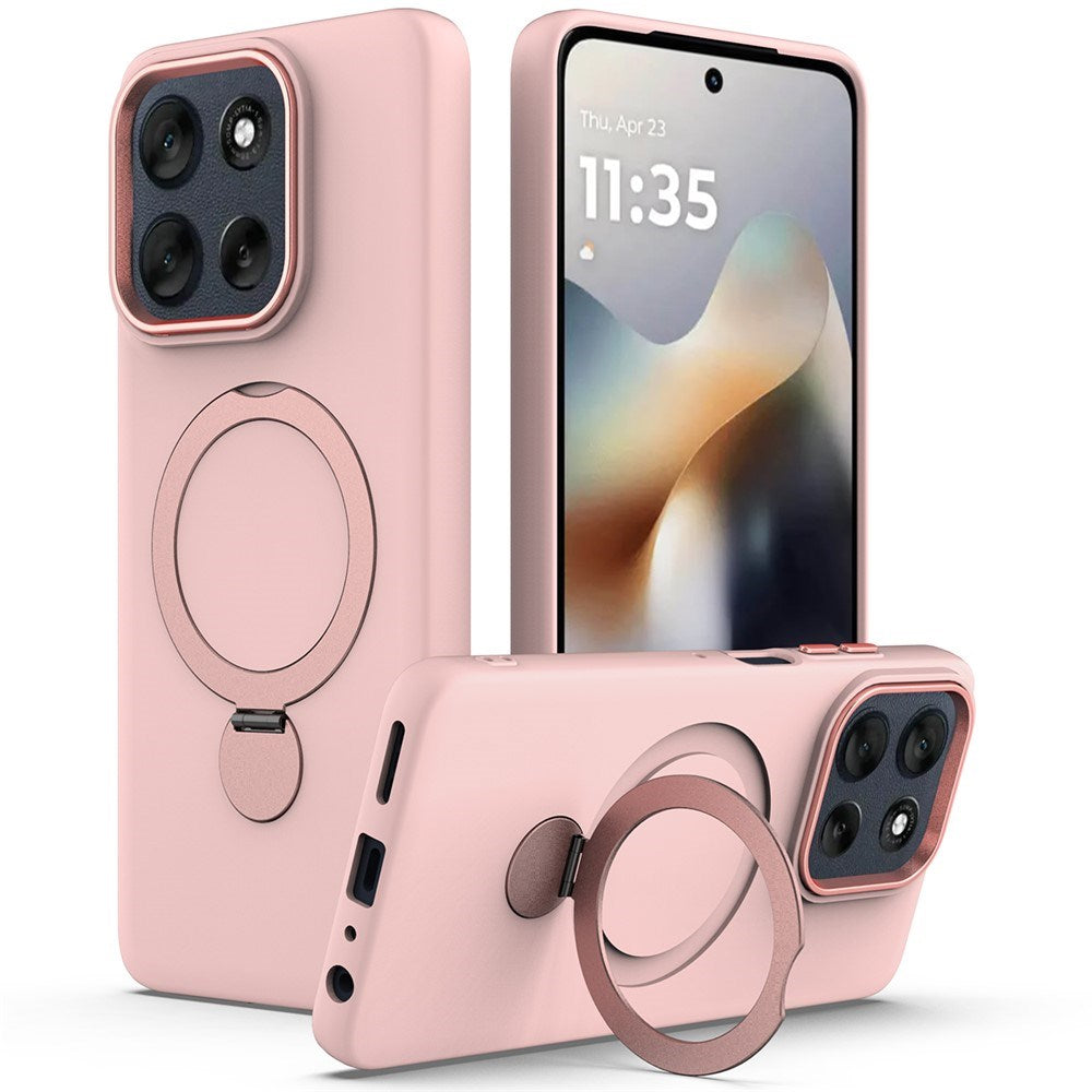 OnePlus Nord 6 / Nord CE6 EIDERWOOD Hybrid Cover m. Kickstand - MagSafe Kompatibel - Lyserød