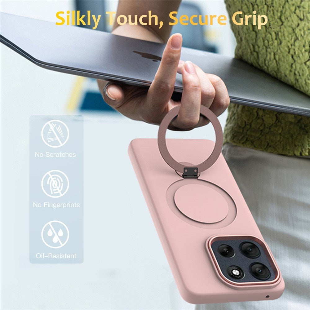 OnePlus Nord 6 / Nord CE6 EIDERWOOD Hybrid Cover m. Kickstand - MagSafe Kompatibel - Lyserød