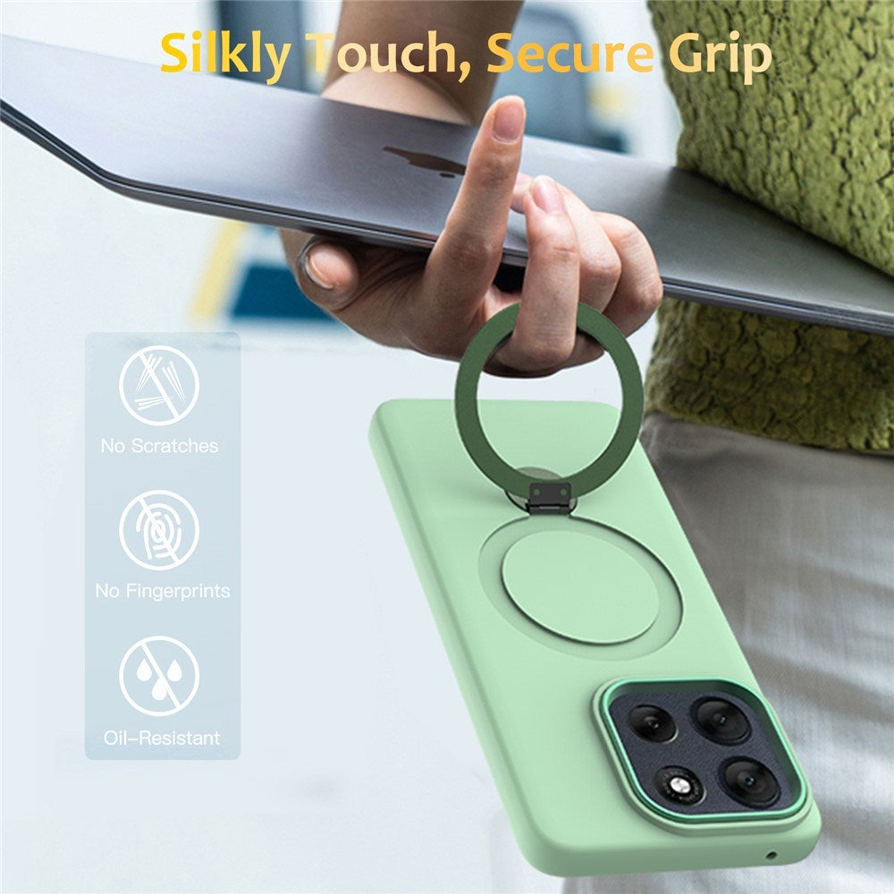 OnePlus Nord 6 / Nord CE6 EIDERWOOD Hybrid Cover m. Kickstand - MagSafe Kompatibel - Grøn