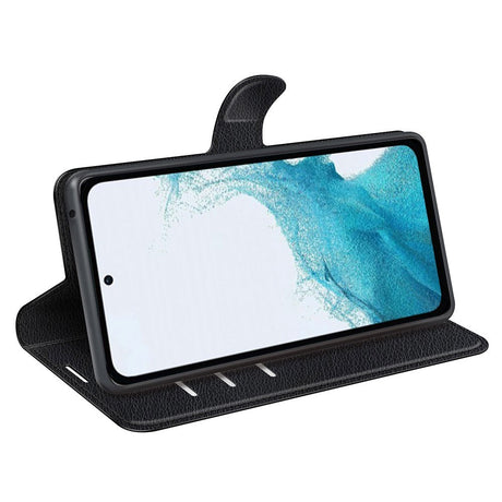 Samsung Galaxy A54 (5G) Ultra Litchi Læder Cover m. Pung - Sort