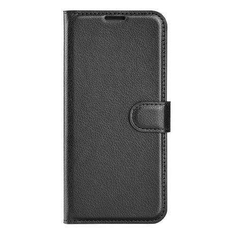 Samsung Galaxy A54 (5G) Ultra Litchi Læder Cover m. Pung - Sort