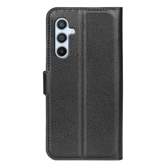 Samsung Galaxy A54 (5G) Ultra Litchi Læder Cover m. Pung - Sort