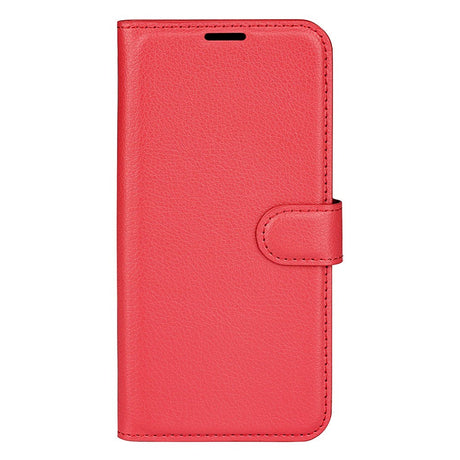 Samsung Galaxy A54 (5G) Ultra Litchi Læder Cover m. Pung - Rød