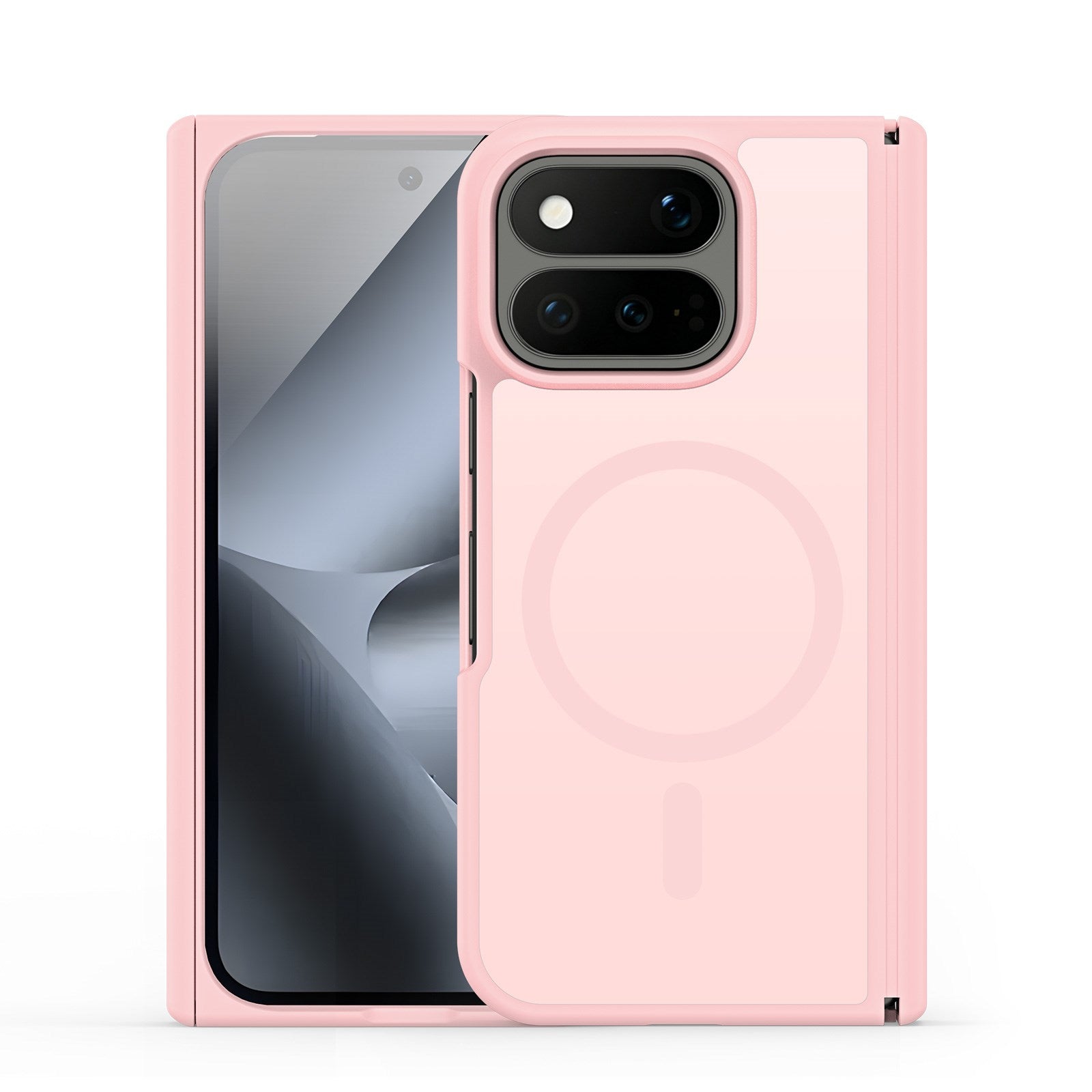 Google Pixel 11 Pro Fold DUX DUCIS Mat Hybrid Cover - MagSafe Kompatibel - Lyserød