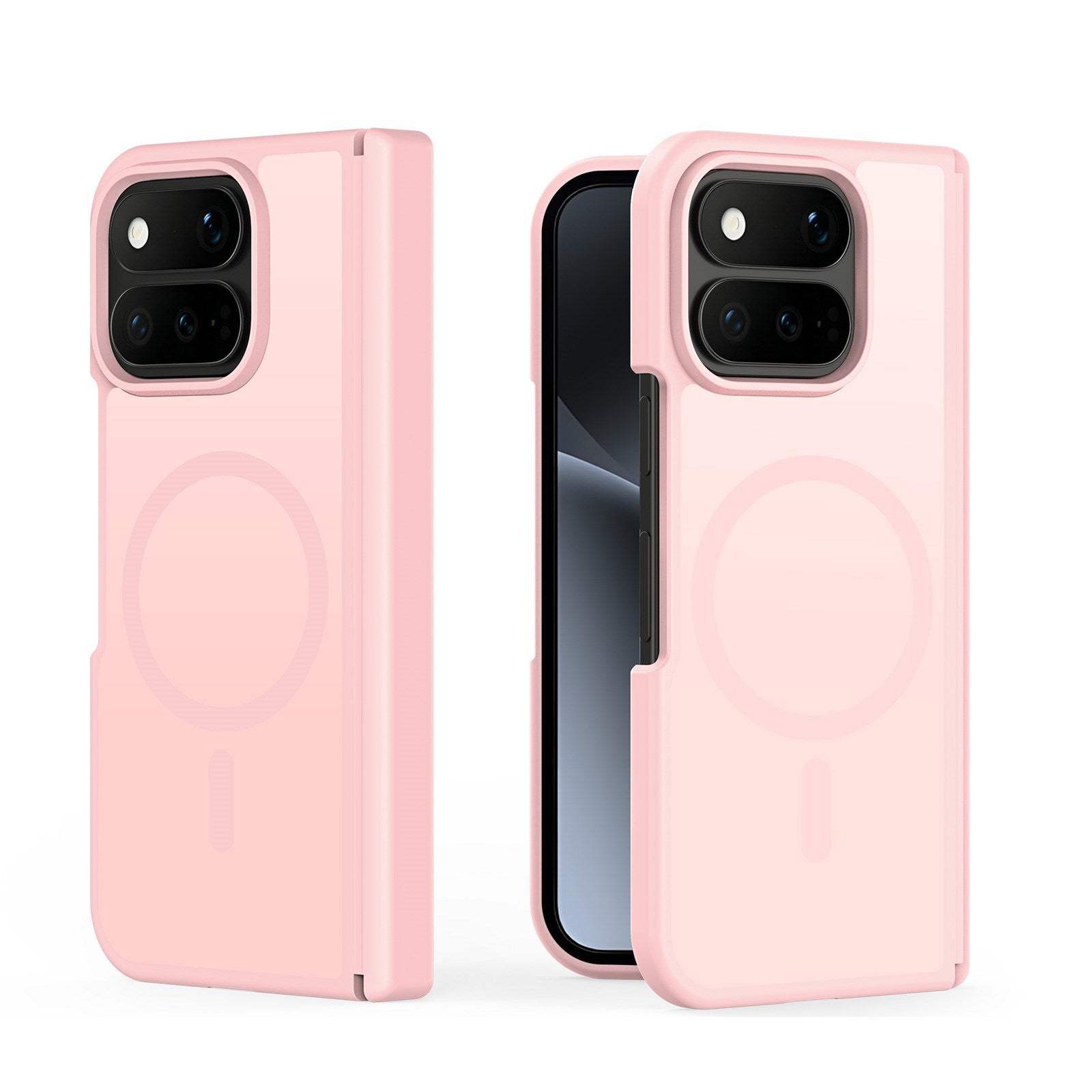Google Pixel 11 Pro Fold DUX DUCIS Mat Hybrid Cover - MagSafe Kompatibel - Lyserød