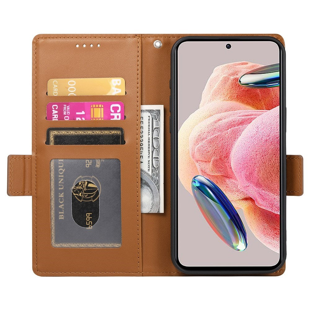 OPPO Reno16 F (5G) EIDERWOOD Kunstlæder Flipcover m. Kortholder - Brun