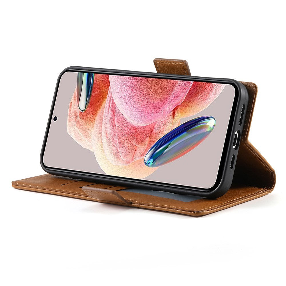 OPPO Reno16 F (5G) EIDERWOOD Kunstlæder Flipcover m. Kortholder - Brun