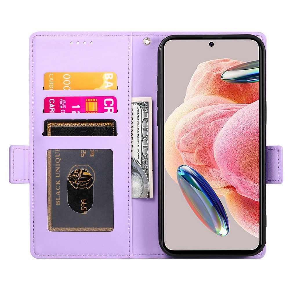 OPPO Reno16 F (5G) EIDERWOOD Kunstlæder Flipcover m. Kortholder - Lilla