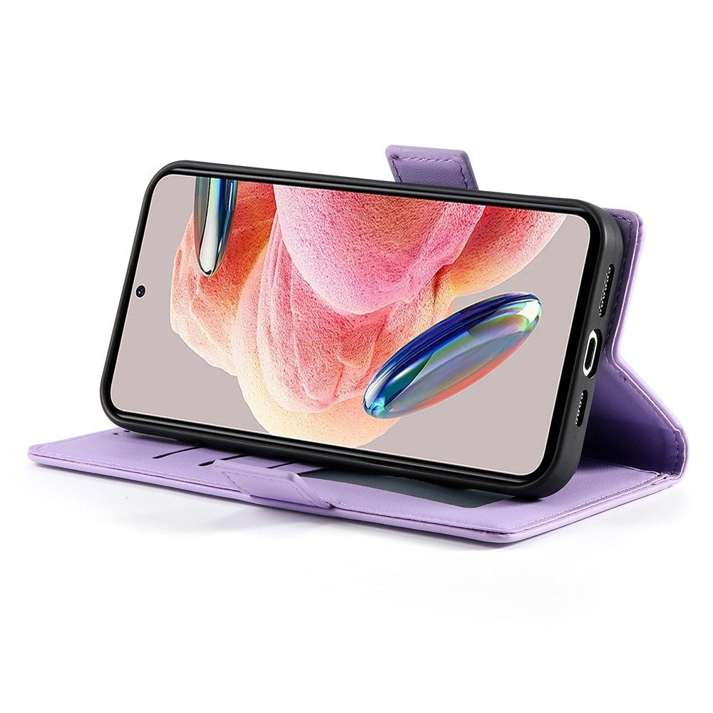 OPPO Reno16 F (5G) EIDERWOOD Kunstlæder Flipcover m. Kortholder - Lilla