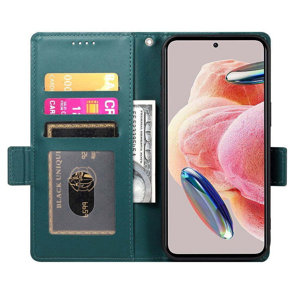 OPPO Reno16 F (5G) EIDERWOOD Kunstlæder Flipcover m. Kortholder - Grøn