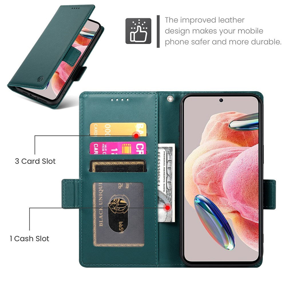OPPO Reno16 F (5G) EIDERWOOD Kunstlæder Flipcover m. Kortholder - Grøn