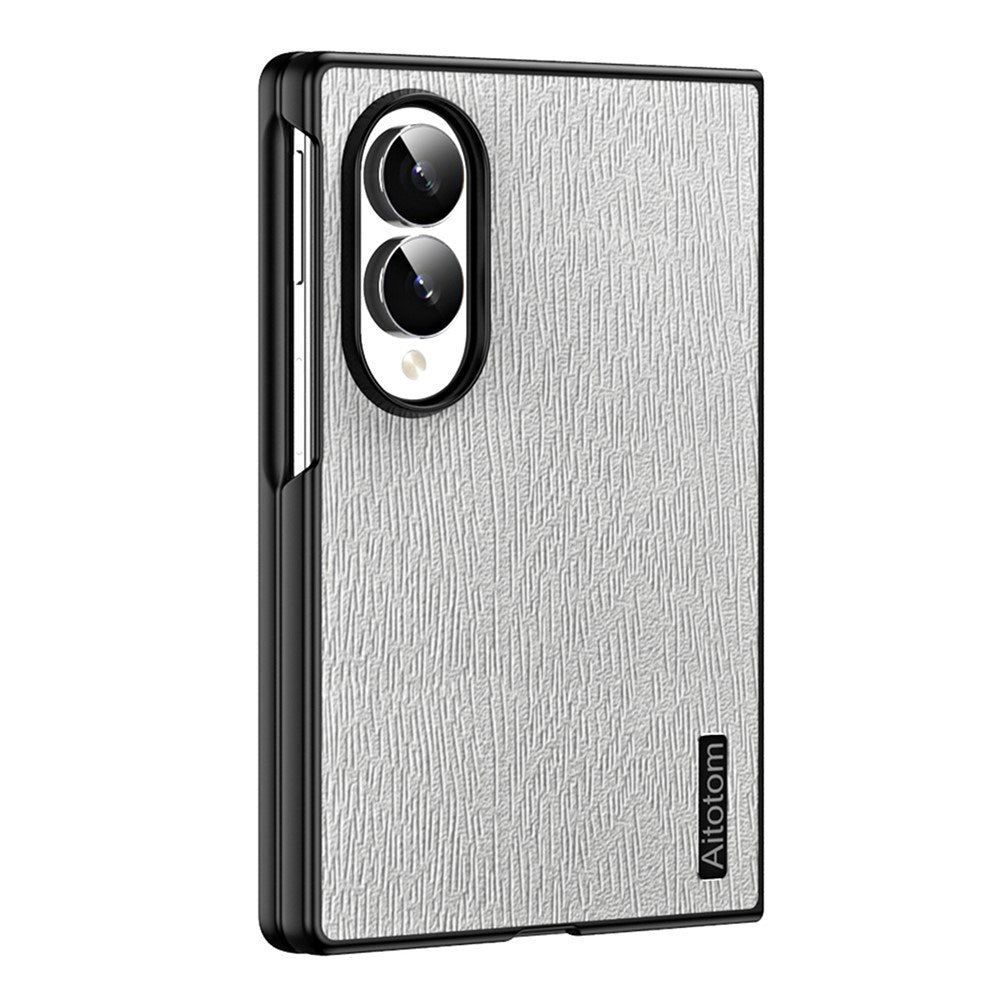 Samsung Galaxy Z Fold8 EIDERWOOD Hybrid Cover m. Trætekstur - Grå