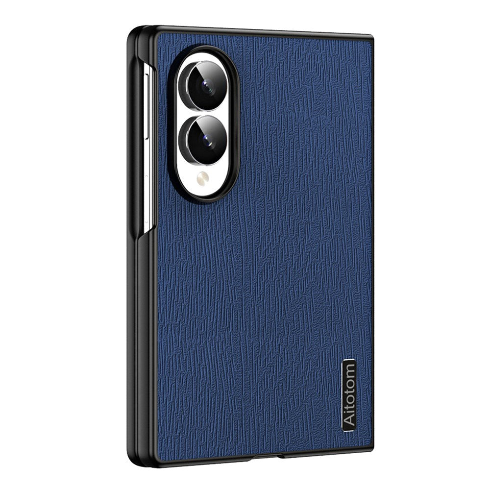 Samsung Galaxy Z Fold8 EIDERWOOD Hybrid Cover m. Trætekstur - Blå