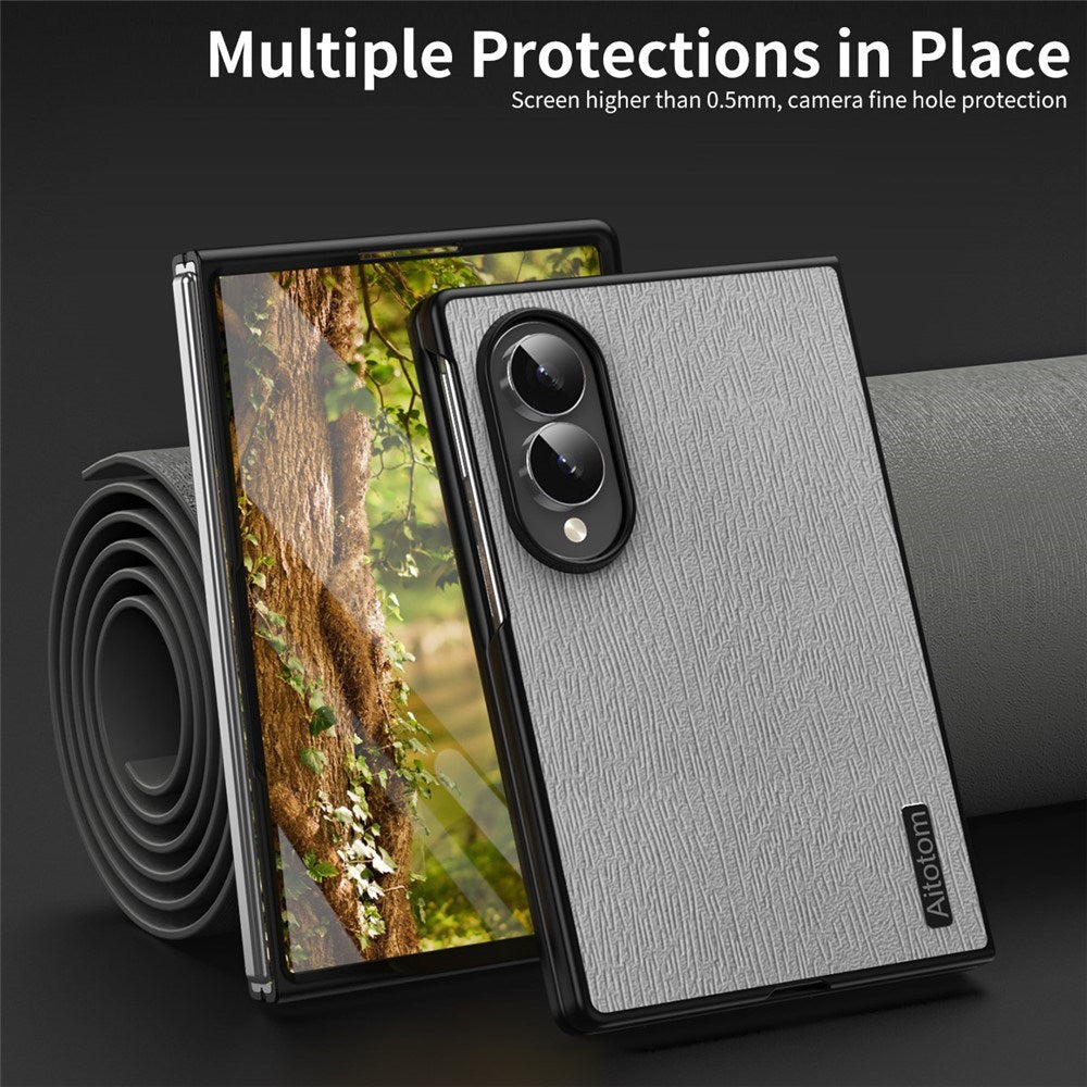 Samsung Galaxy Z Fold8 EIDERWOOD Hybrid Cover m. Trætekstur - Blå