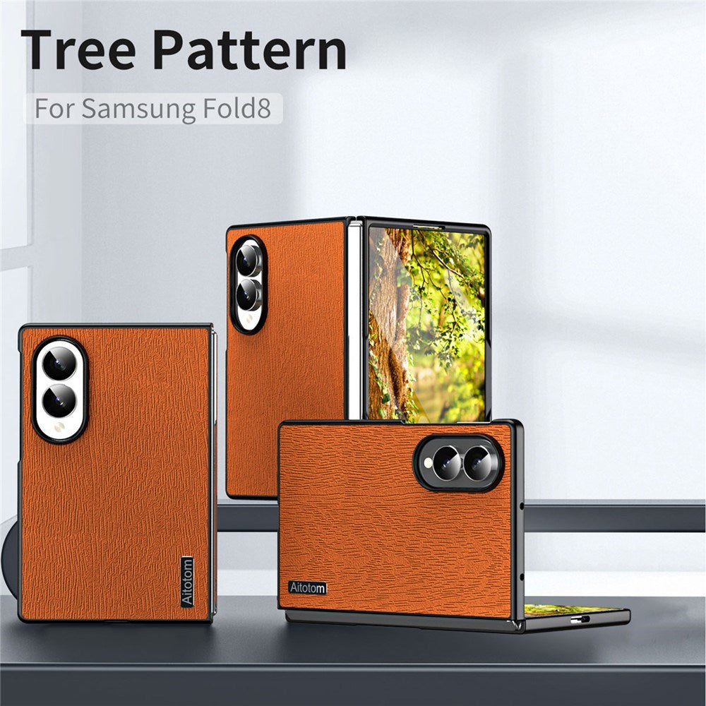Samsung Galaxy Z Fold8 EIDERWOOD Hybrid Cover m. Trætekstur - Brun