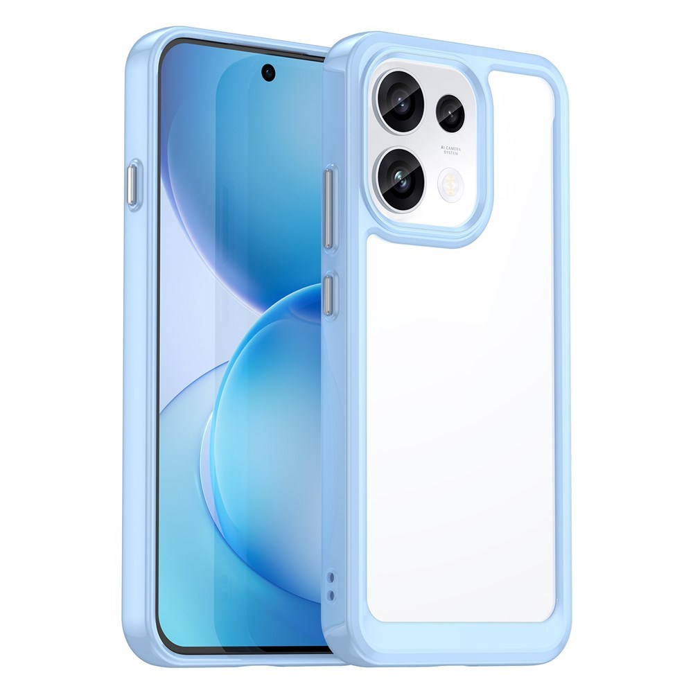 OPPO Reno16 F (5G) EIDERWOOD Hybrid Cover - Gennemsigtig / Blå