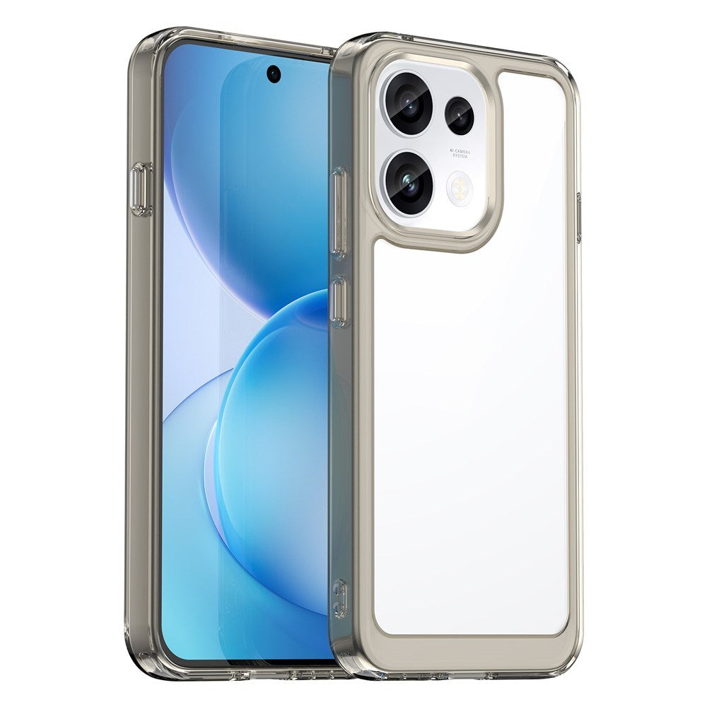 OPPO Reno16 F (5G) EIDERWOOD Hybrid Cover - Gennemsigtig / Grå