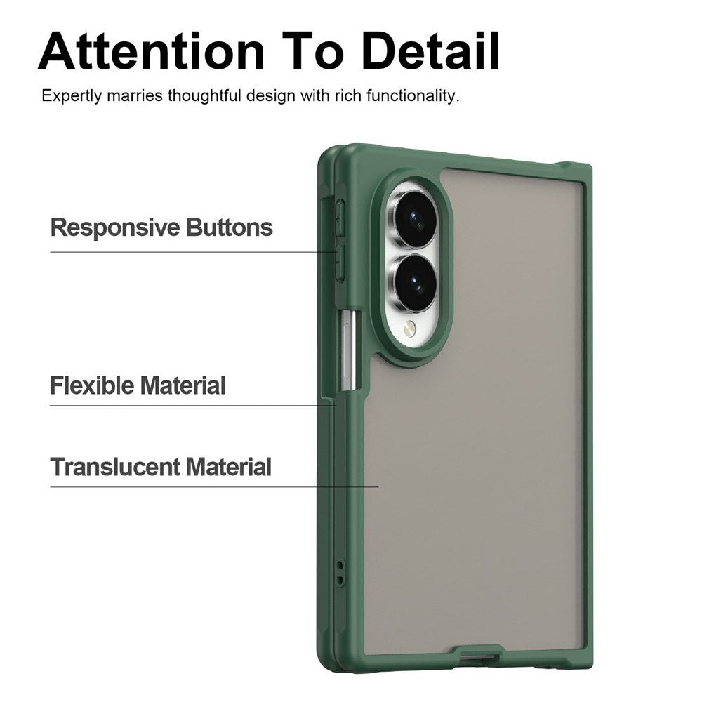 Samsung Galaxy Z Fold8 EIDERWOOD Mat Hybrid Cover - Grøn
