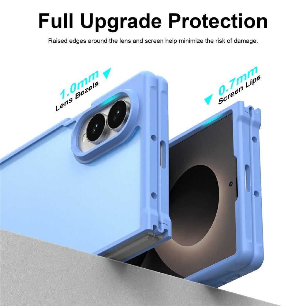 Samsung Galaxy Z Fold8 EIDERWOOD Mat Hybrid Cover - Lyseblå