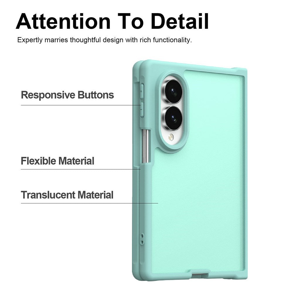 Samsung Galaxy Z Fold8 EIDERWOOD Mat Hybrid Cover - Turkis