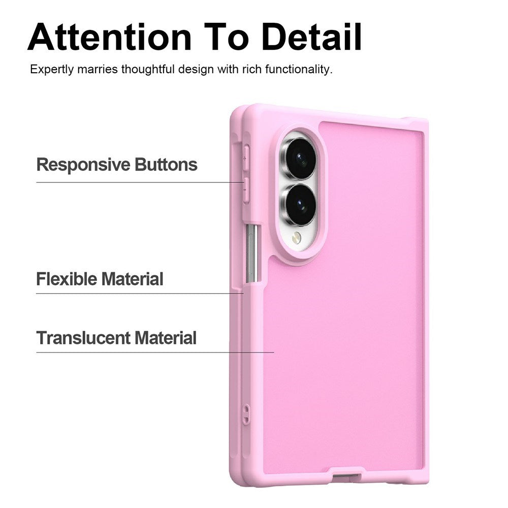 Samsung Galaxy Z Fold8 EIDERWOOD Mat Hybrid Cover - Lyserød