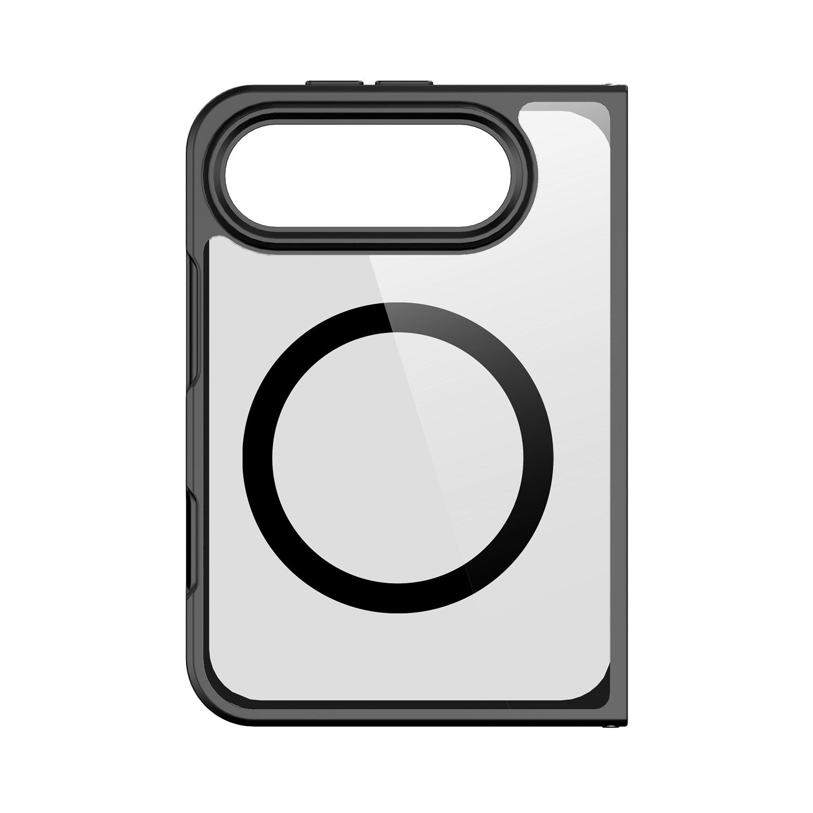 iPhone Fold DUX DUCIS Aimo Series Hybrid Cover - MagSafe Kompatibel - Gennemsigtig / Sort