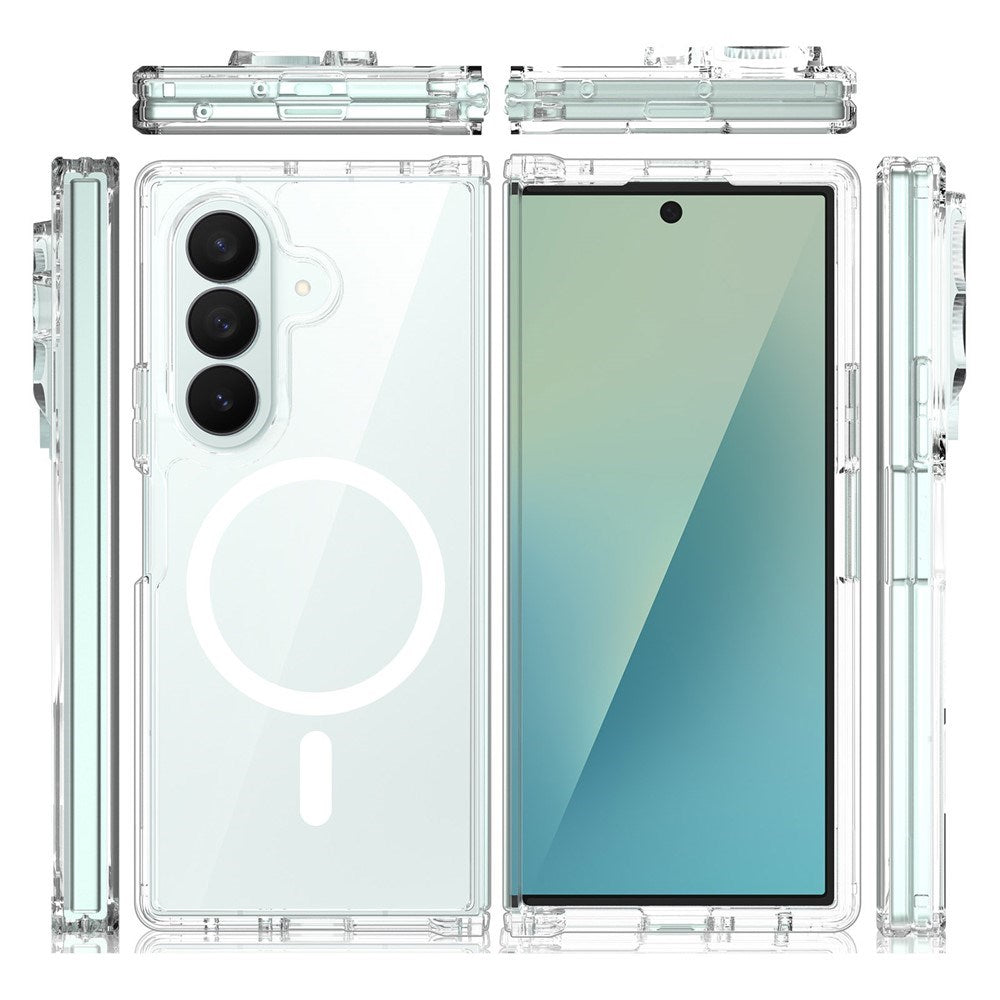 Samsung Galaxy Z Fold8 Ultra EIDERWOOD Cover m. 2 x Beskyttelsesglas & 2 x Beskyttelsesfilm - Gennemsigtig