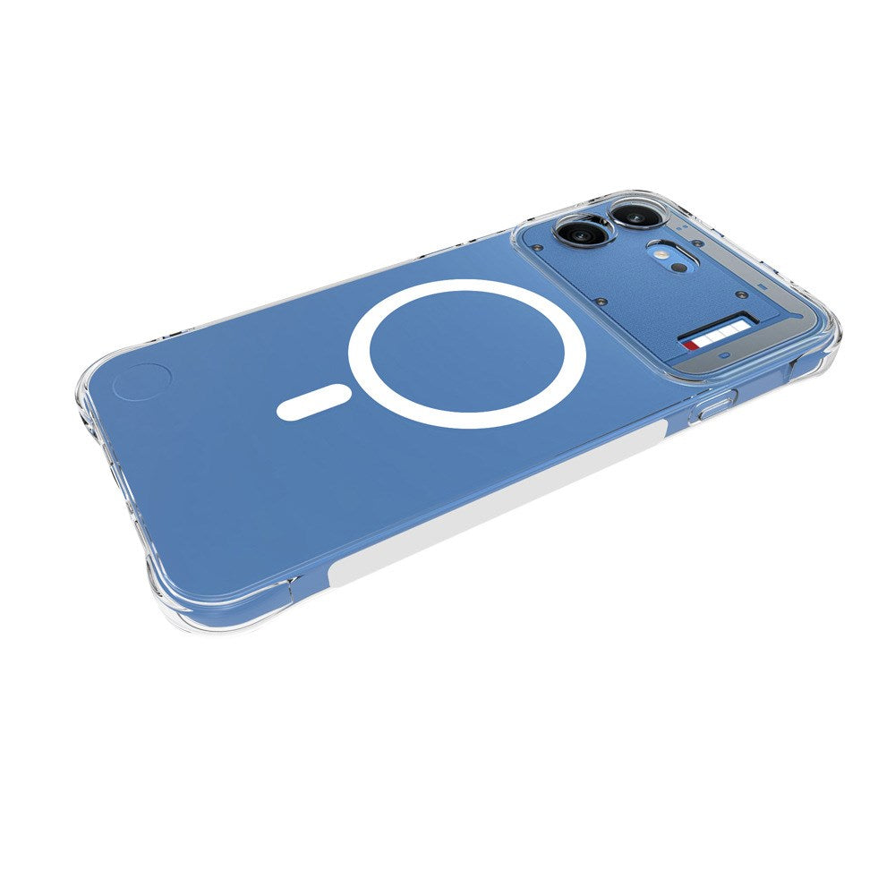 Nothing Phone (4b) WANLONFENG Fleksibel Plastik Cover - MagSafe Kompatibel - Gennemsigtig