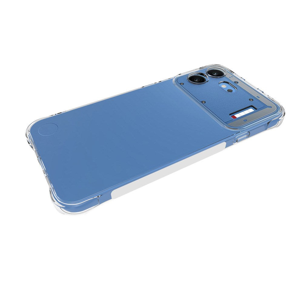 Nothing Phone (4b) WANLONFENG Fleksibelt Plastik Cover m. Forstærkede Hjørner - Gennemsigtig