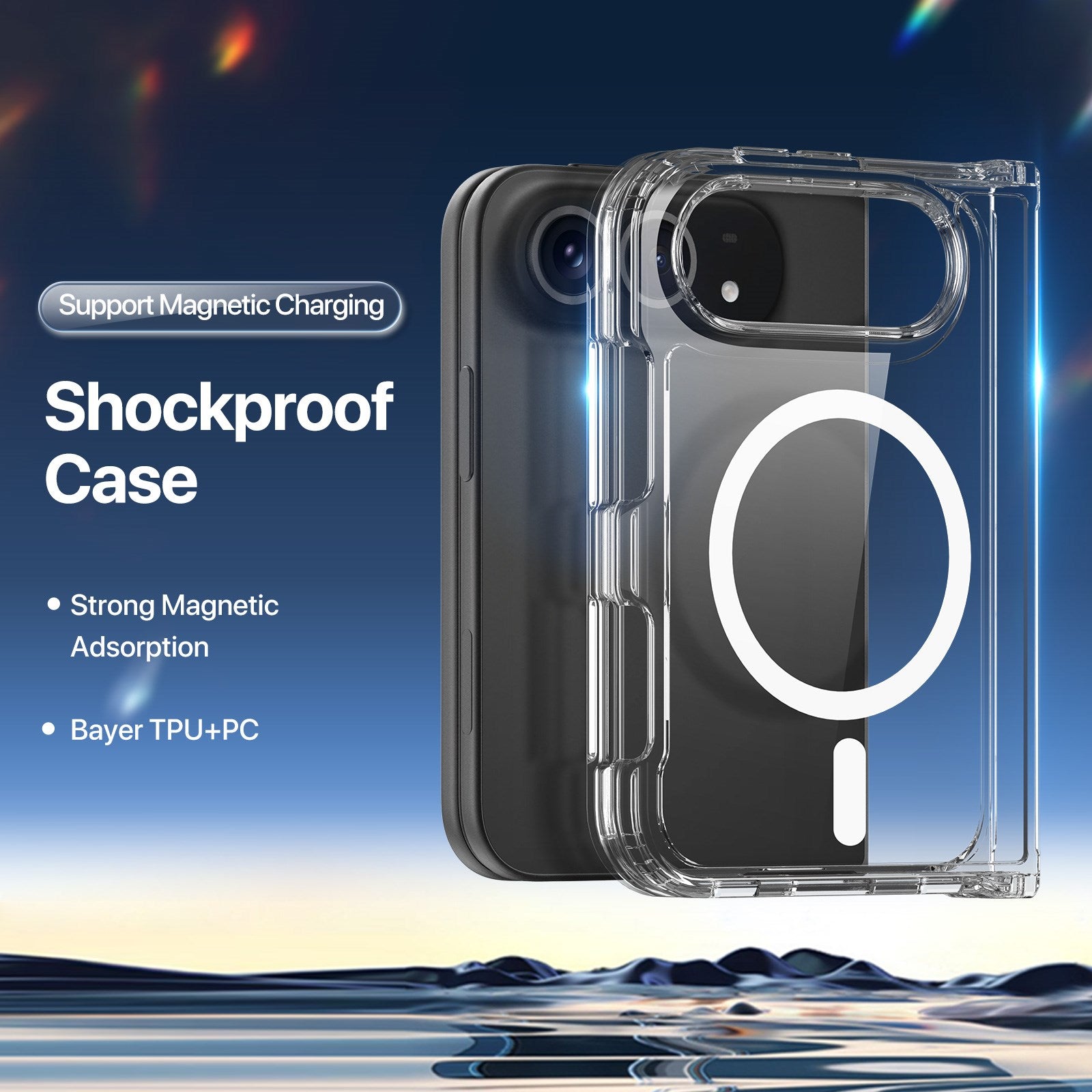 iPhone Duo DUX DUCIS Clin Series Hybrid Cover - MagSafe Kompatibel - Gennemsigtig