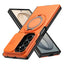 Samsung Galaxy Z Fold8 Ultra / Fold7 EIDERWOOD Hybrid Cover m. 360° Roterbar Kickstand & Kamerabeskyttelse - MagSafe Kompatibel - Orange