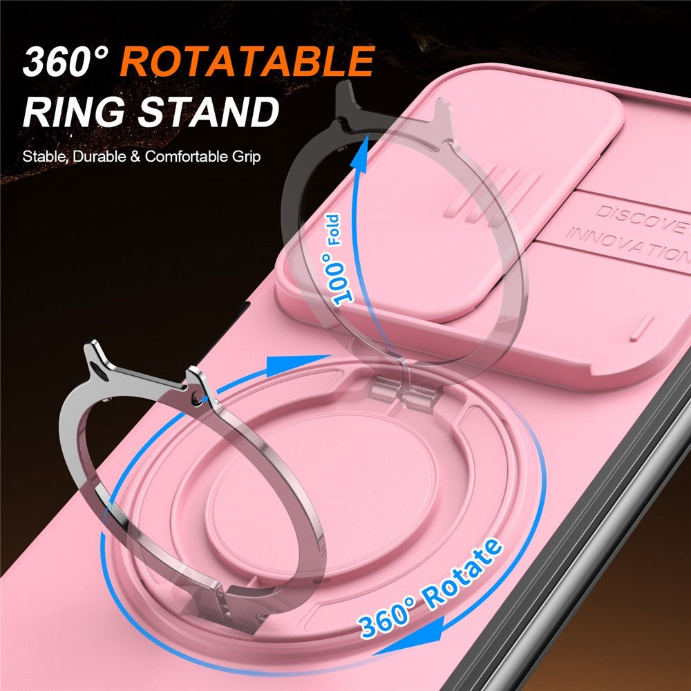 Samsung Galaxy Z Fold8 Ultra / Fold7 EIDERWOOD Hybrid Cover m. 360° Roterbar Kickstand & Kamerabeskyttelse - MagSafe Kompatibel - Lyserød