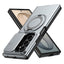 Samsung Galaxy Z Fold8 Ultra / Fold7 EIDERWOOD Hybrid Cover m. 360° Roterbar Kickstand & Kamerabeskyttelse - MagSafe Kompatibel - Grå