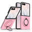 Samsung Galaxy Z Flip8 EIDERWOOD Hybrid Cover m. 360° Roterbar Kickstand - Lyserød