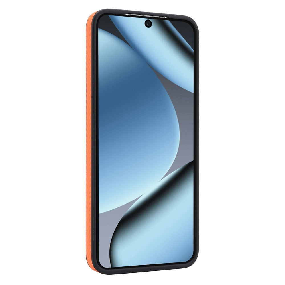 Google Pixel 11 / 11 Pro EIDERWOOD Mobilcover m. Karbonstruktur - MagSafe Kompatibel - Orange