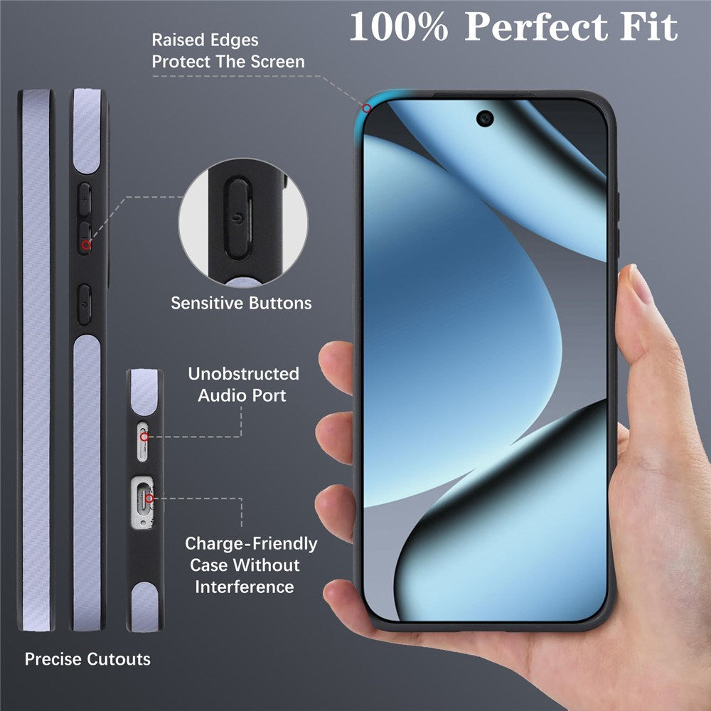 Google Pixel 11 Pro XL EIDERWOOD Mobilcover m. Karbonstruktur - MagSafe Kompatibel - Lilla
